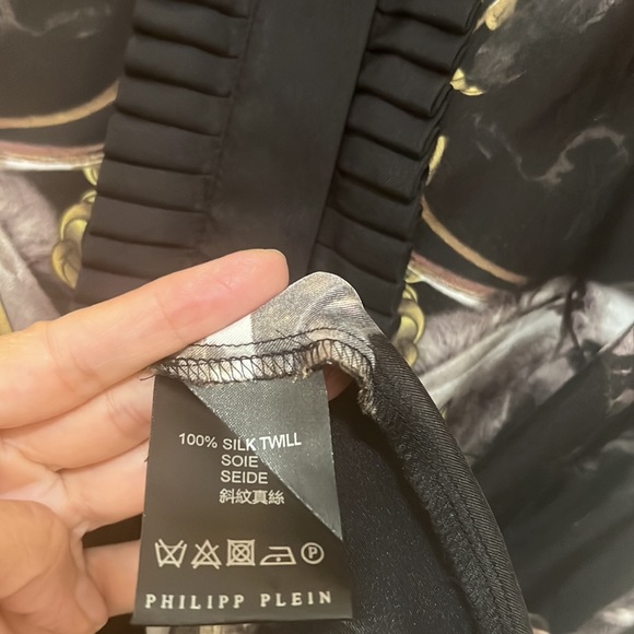 Philipp Plein silk short dress - Picture 4 of 7